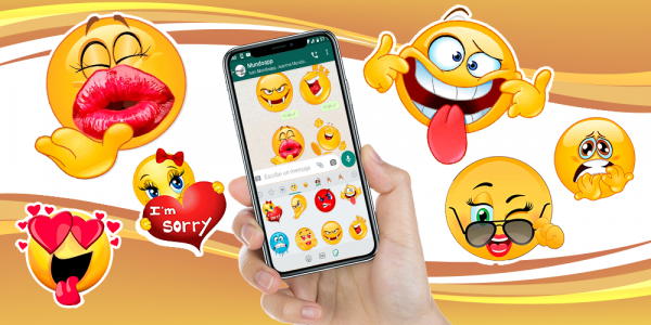 اسکرین شات برنامه WASticker animated emojis 1