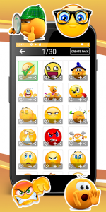 اسکرین شات برنامه Animated Stickers Emoji for WhatsApp WAStickerapps 8