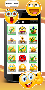 اسکرین شات برنامه WASticker animated emojis 4