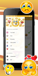 اسکرین شات برنامه Animated Stickers Emoji for WhatsApp WAStickerapps 2