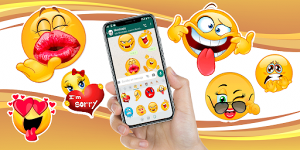 اسکرین شات برنامه Animated Stickers Emoji for WhatsApp WAStickerapps 1