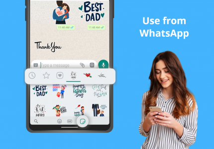اسکرین شات برنامه Stickify: Stickers in WhatsApp 5