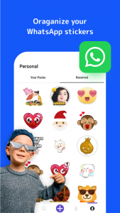 اسکرین شات برنامه Stickify: Stickers in WhatsApp 6