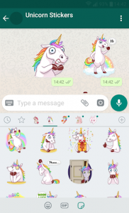 اسکرین شات برنامه New WAStickerApps 🦄 Unicorn Stickers For WhatsApp 3