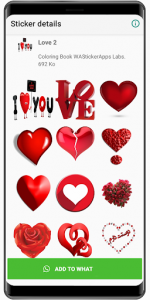 اسکرین شات برنامه WAStickerApps love and relationship stickers 💑 6