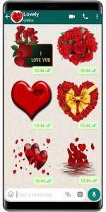 اسکرین شات برنامه WAStickerApps love and relationship stickers 💑 2
