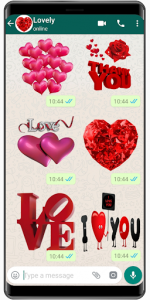 اسکرین شات برنامه WAStickerApps love and relationship stickers 💑 1