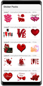 اسکرین شات برنامه WAStickerApps love and relationship stickers 💑 4