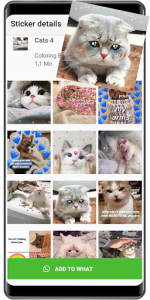 اسکرین شات برنامه Cat Stickers WAStickerApps cat memes funny 7