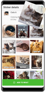 اسکرین شات برنامه Cat Stickers WAStickerApps cat memes funny 8