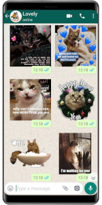 اسکرین شات برنامه Cat Stickers WAStickerApps cat memes funny 3
