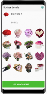 اسکرین شات برنامه New Flowers Stickers 2020 🌹 WAStickerApps Flowers 6