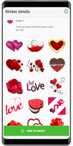اسکرین شات برنامه Amor Stickers 2020 ❤️ WAStickerApps Amor 4
