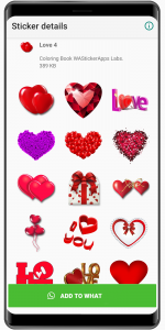 اسکرین شات برنامه Amor Stickers 2020 ❤️ WAStickerApps Amor 5