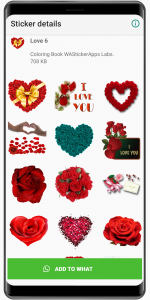 اسکرین شات برنامه Amor Stickers 2020 ❤️ WAStickerApps Amor 7