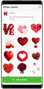اسکرین شات برنامه Love Stickers 2020 ❤️ WAStickerApps Love 4