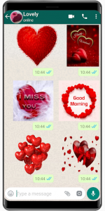 اسکرین شات برنامه WAStickerApps love story ❤️ love Stickers 2020 1