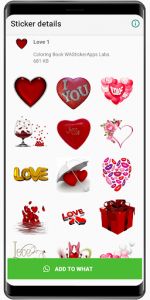 اسکرین شات برنامه WAStickerApps love story ❤️ love Stickers 2020 4
