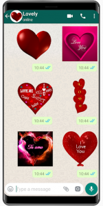 اسکرین شات برنامه Lovely Amor Stickers ❤️ WAStickerApps Love 1