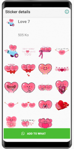 اسکرین شات برنامه New Love Stickers 2020 ❤️ WAStickerApps Love 8