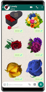 اسکرین شات برنامه New Roses Stickers 2020 🌹 WAStickerApps Roses 3