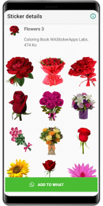 اسکرین شات 7 برنامه WASticker : flowers stickers