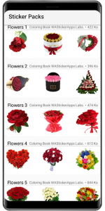 اسکرین شات برنامه New Roses Stickers 2020 🌹 WAStickerApps Roses 4