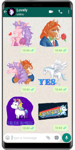 اسکرین شات برنامه Unicorn Stickers 🦄 WAStickerApps unicorn kawaii 2