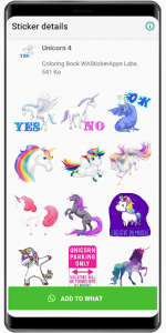 اسکرین شات برنامه Unicorn Stickers 🦄 WAStickerApps unicorn kawaii 7