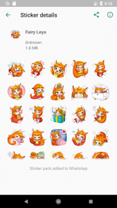اسکرین شات برنامه New WAStickerApps 😍 Girly Stickers For WhatsApp 4