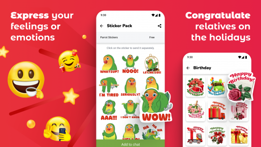 اسکرین شات برنامه Stickers and emoji - WASticker 7