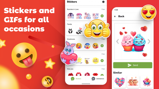 اسکرین شات برنامه Stickers and emoji - WASticker 6