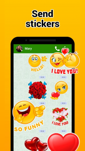 اسکرین شات برنامه Stickers and emoji - WASticker 1