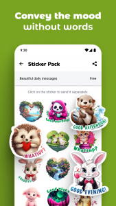 اسکرین شات برنامه Stickers and emoji - WASticker 5