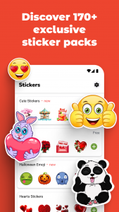 اسکرین شات برنامه Stickers and emoji - WASticker 1