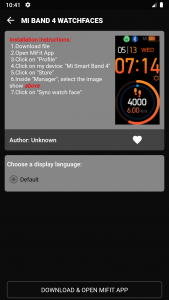 اسکرین شات برنامه Tool Mi Band 4 WatchFace 5