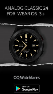 اسکرین شات 5 برنامه Analog Classic 24 WEAR OS