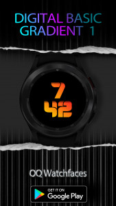 اسکرین شات 4 برنامه Digital Gradient WF Wear OS 4+