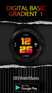 اسکرین شات 1 برنامه Digital Gradient WF Wear OS 4+