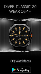 اسکرین شات 7 برنامه Diver Classic 20 Wear OS 4+