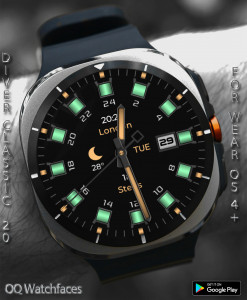 اسکرین شات 3 برنامه Diver Classic 20 Wear OS 4+