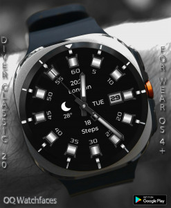 اسکرین شات 4 برنامه Diver Classic 20 Wear OS 4+