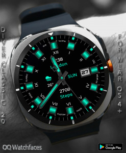 اسکرین شات 2 برنامه Diver Classic 20 Wear OS 4+