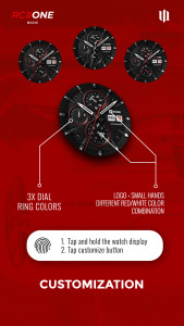 اسکرین شات 4 برنامه S4U RC ONE - Basic watch face