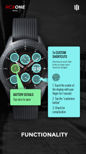 اسکرین شات 3 برنامه S4U RC ONE - Basic watch face
