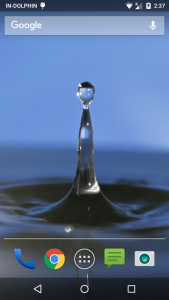 اسکرین شات برنامه Finger Touch Water Droplet 1