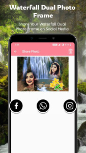 اسکرین شات 7 برنامه Waterfall Dual Photo Frames