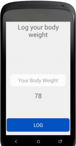 اسکرین شات بازی Body Weight Log 3