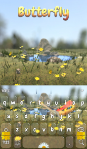 اسکرین شات 2 برنامه Butterfly Live Wallpaper Theme