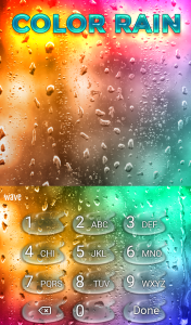 اسکرین شات 5 برنامه Color Rain Keyboard Wallpaper